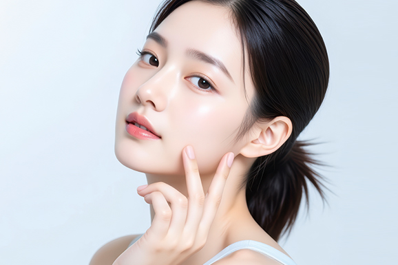 피부 모델 이미지